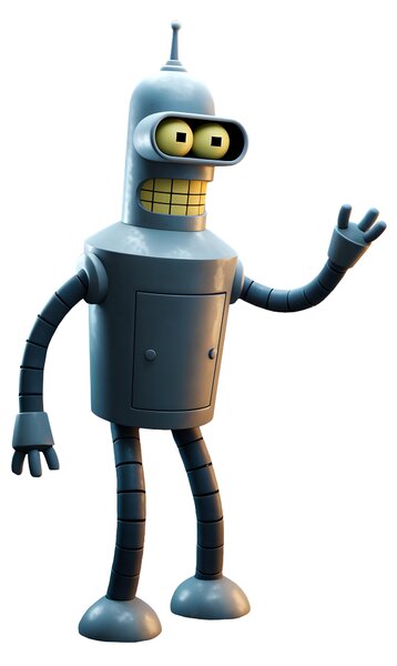 Svietiaci obraz - Futurama Bender - Nočná lampa