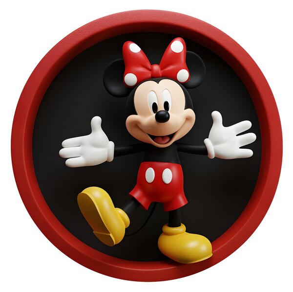 Svietiaci obraz - Minnie Mouse - Nočná lampa