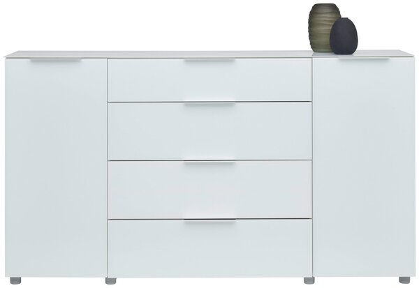 ŠIROKÁ KOMODA, biela s vysokým leskom, 181/99,3/40 cm Voleo - Komody