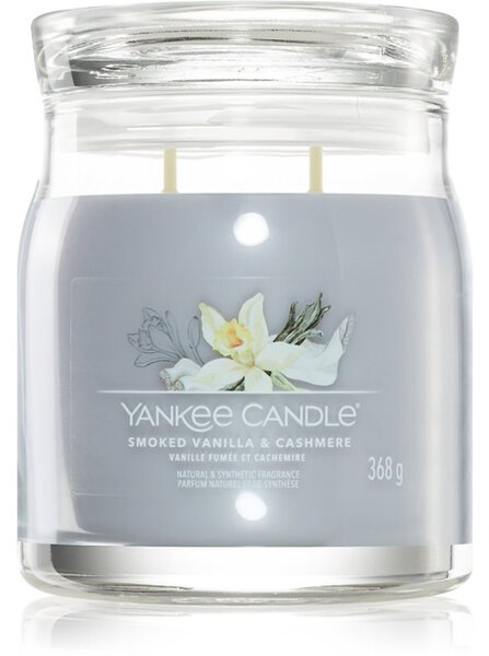 Yankee Candle Smoked Vanilla & Cashmere vonná sviečka 368 g