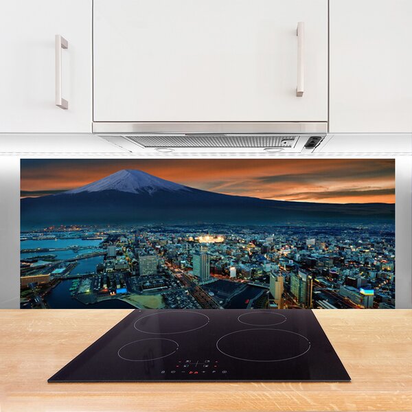 Nástenný panel  Mesto hora dmy 125x50 cm