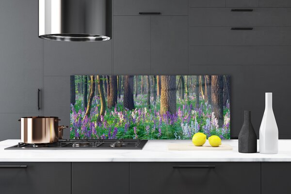 Nástenný panel  Les príroda 125x50 cm