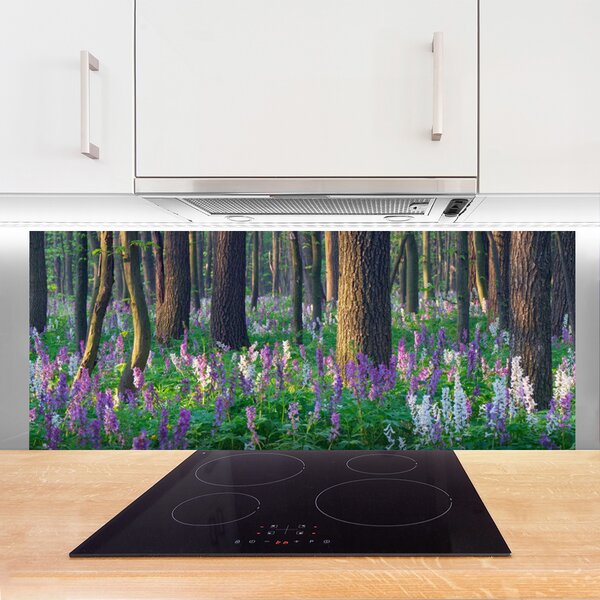 Nástenný panel  Les príroda 125x50 cm