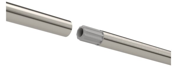 Oceľová roztiahnuteľná garniža 163 - 325 cm Zen – Umbra