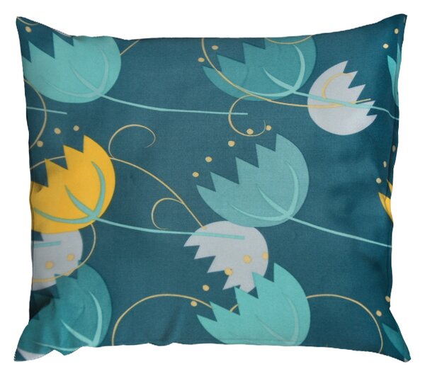 Obliečka mikro BASIC 40x40 cm TULIPA petrolejová
