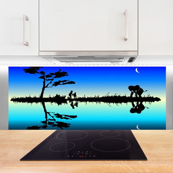 Nástenný panel  Abstrakcia umenie 125x50 cm