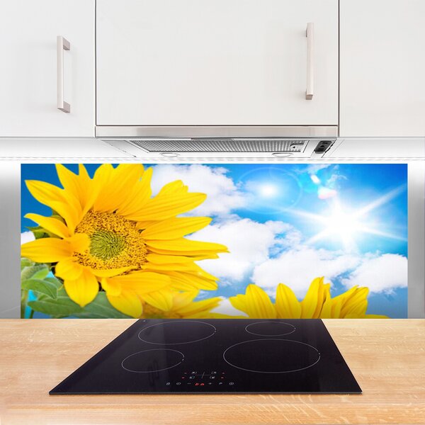 Nástenný panel  Kvety rastlina príroda 125x50 cm