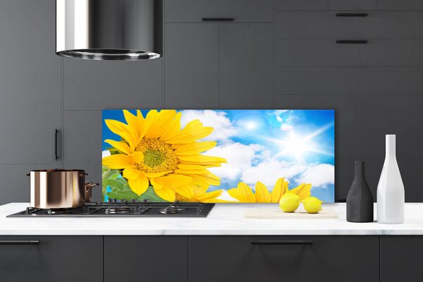 Nástenný panel  Kvety rastlina príroda 125x50 cm