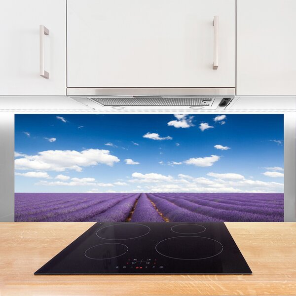 Nástenný panel  Lúka kvety príroda rastlina 125x50 cm