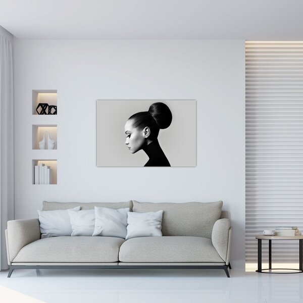 Obraz - Profil krásnej ženy (90x60 cm)