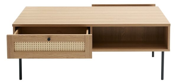 Konferenčný stolík v prírodnej farbe 60x110 cm Pensacola – Unique Furniture