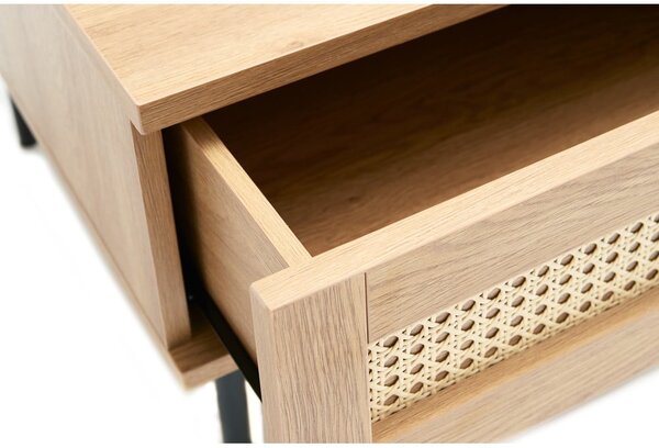 Konferenčný stolík v prírodnej farbe 60x110 cm Pensacola – Unique Furniture