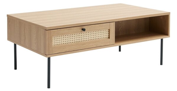 Konferenčný stolík v prírodnej farbe 60x110 cm Pensacola – Unique Furniture