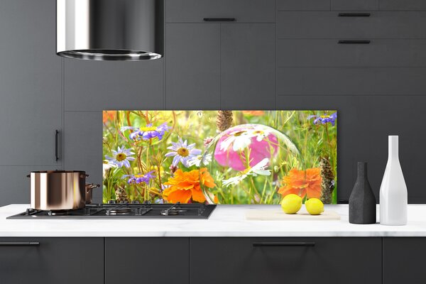 Nástenný panel  Kvety rastlina príroda 125x50 cm