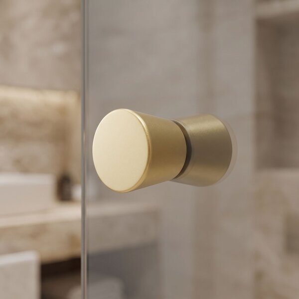 Madlo do sprchových dverí Rea 03 Brushed Gold