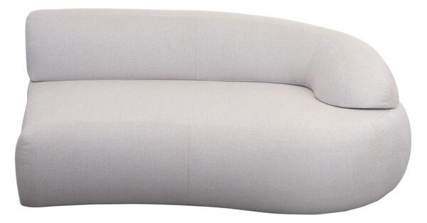 Cane-line Ukončovací diel ľavostranný s dlhou chrbtovou opierkou Mellow, Cane-line, 182x135x72 cm, vonkajšia látka AirTouch farba sand