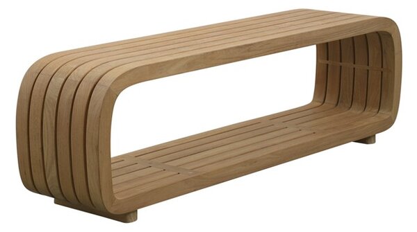 Cane-line Konferenčný stolík Mellow, Cane-line, obdĺžnikový 120x27x37 cm, teak