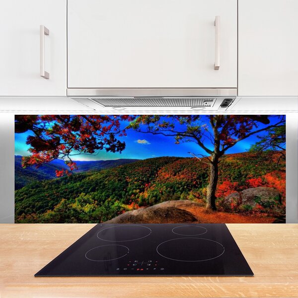 Nástenný panel  Hora les príroda 125x50 cm