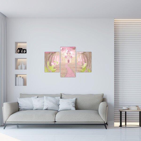 Obraz - Cesta do ružového kráľovstva (90x60 cm)