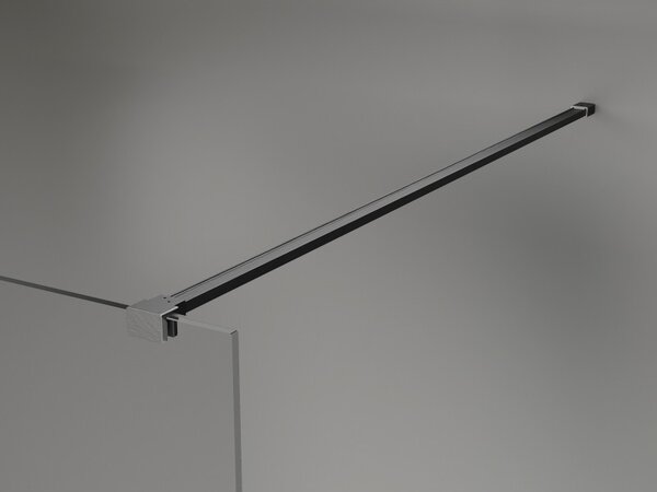 Mexen Lunar sprchová stena ľavá 70 x 200 cm, 8mm číre sklo, brúsený grafit, 830-070-000-66-00-L