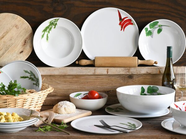 SADA TANIEROV NA CESTOVINY, keramika, 29,5 cm Creatable - Online Only bytové doplnky, Online Only