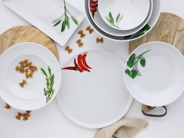 SADA TANIEROV NA CESTOVINY, keramika, 29,5 cm Creatable - Online Only bytové doplnky, Online Only