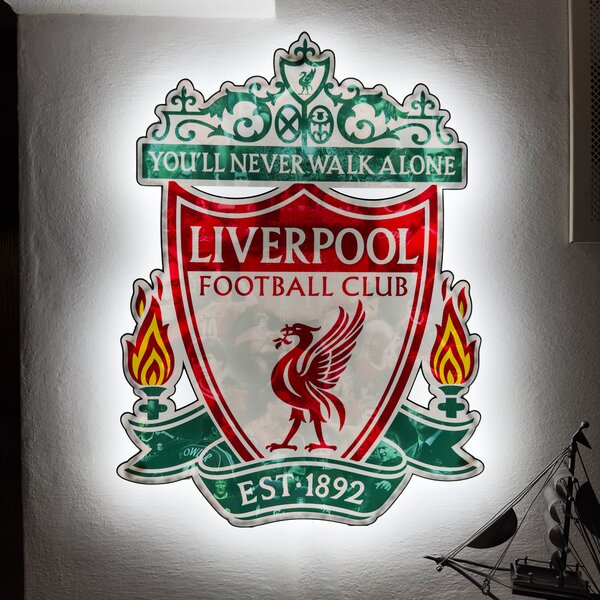 Svietiaci obraz Logo Liverpool - Legendy