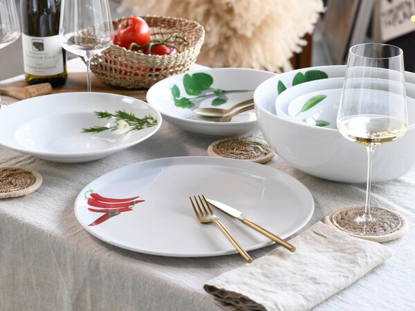 SADA TANIEROV NA PIZZU, keramika, 33 cm Creatable - Online Only bytové doplnky, Online Only