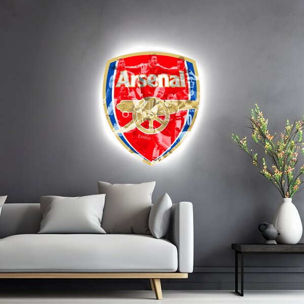 Svietiaci obraz Logo Arsenal - Legendy