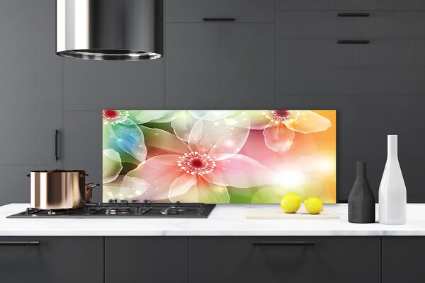 Nástenný panel  Kvet rastlina príroda umenie 125x50 cm