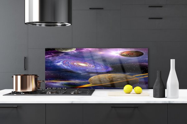 Nástenný panel  Vesmír 125x50 cm