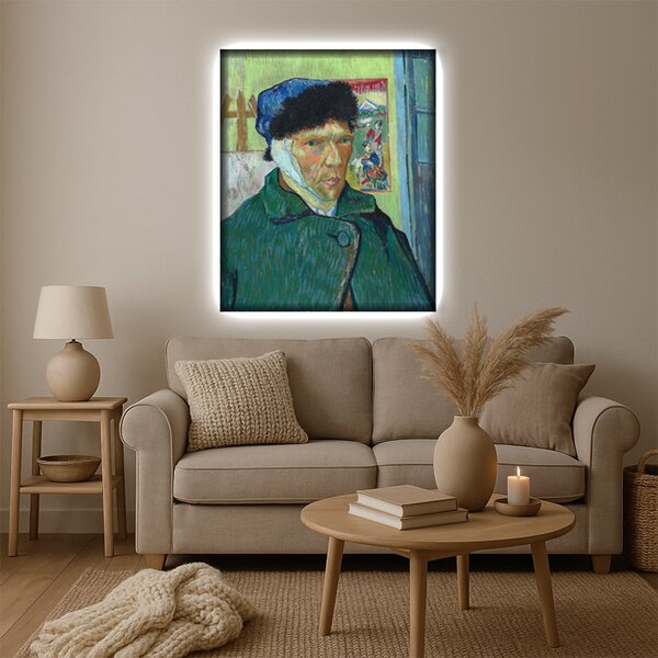 Svietiaci obraz - Vincent van Gogh - Autoportrét s obviazaným uchom