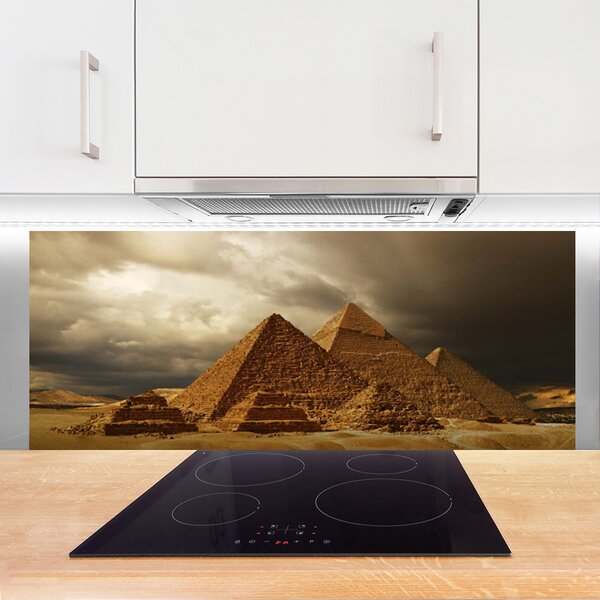 Nástenný panel  Pyramídy architektúra 125x50 cm