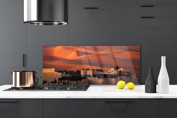 Nástenný panel  Mesto architektúra 125x50 cm