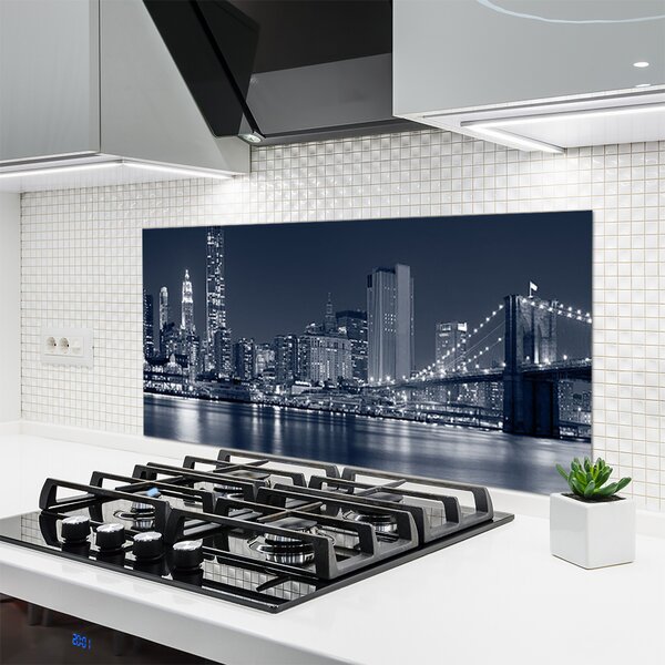 Nástenný panel  Mesto most architektúra 120x60 cm