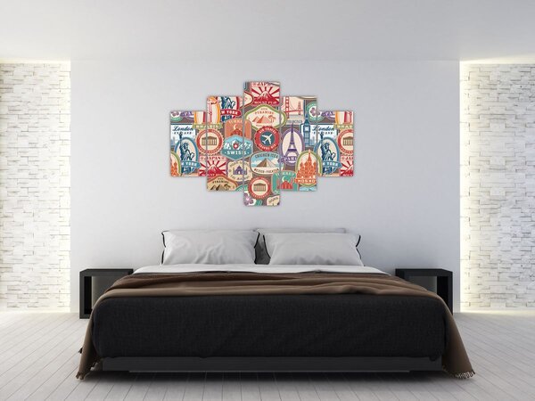 Obraz cestovateľa (150x105 cm)