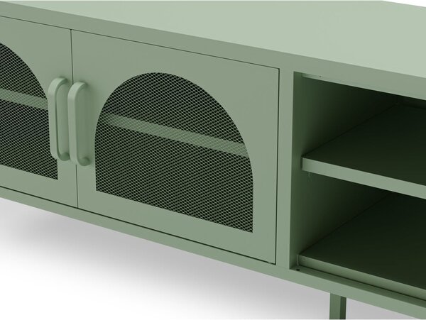 TV stolík v mentolovej farbe 160x50 cm Diora – Marckeric