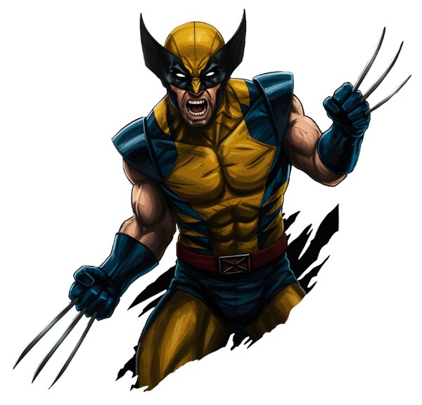 Svietiaci plagát - Wolverine