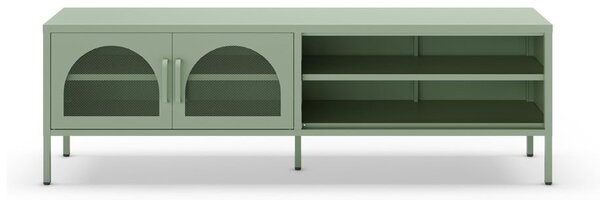 TV stolík v mentolovej farbe 160x50 cm Diora – Marckeric
