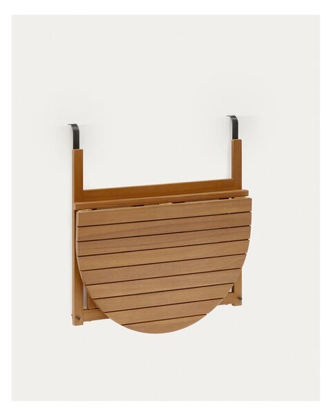 Závesný balkónový stolík z masívu akácie 50x70 cm Amarilis – Kave Home