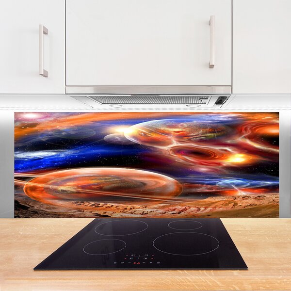 Nástenný panel  Abstrakcie vesmír 125x50 cm