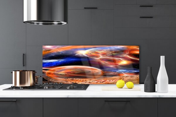 Nástenný panel  Abstrakcie vesmír 125x50 cm