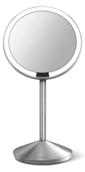Kozmetické zrkadlo s osvetlením/zväčšovacie (10x) ø 12 cm Travel – simplehuman