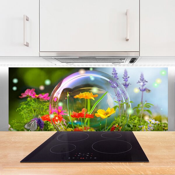Nástenný panel  Kvety rastlina príroda 125x50 cm