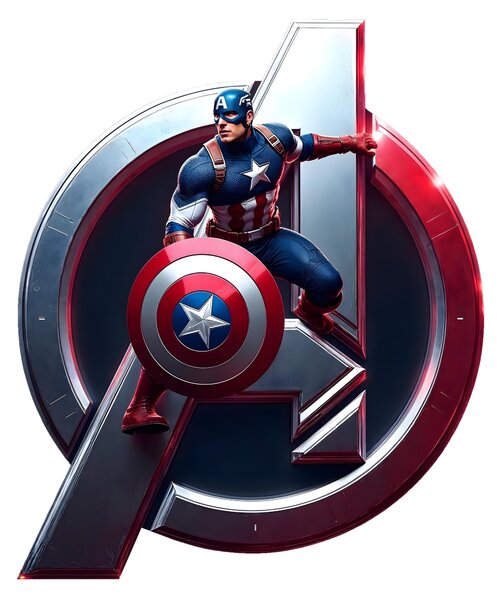 Svietiaci obraz - Capitan America
