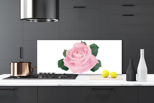 Nástenný panel  Ruže kvet rastlina 125x50 cm