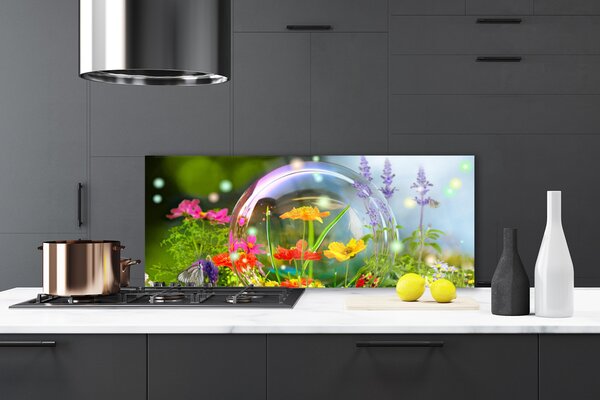 Nástenný panel  Kvety rastlina príroda 125x50 cm
