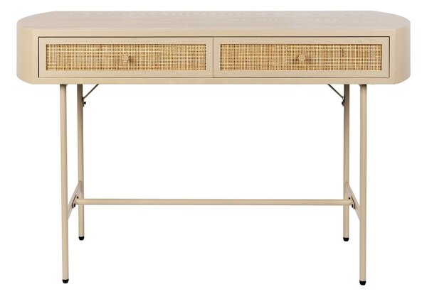Béžový konzolový stolík 40x120 cm Amaya – White Label