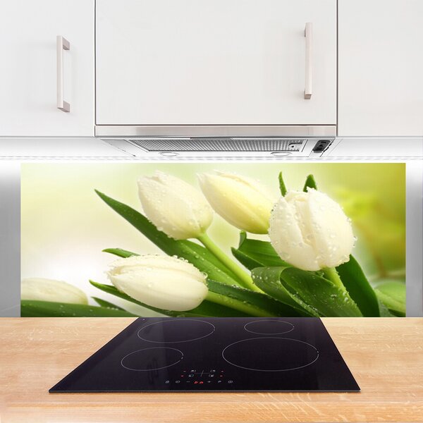 Nástenný panel  Tulipány kvety rastlina 125x50 cm