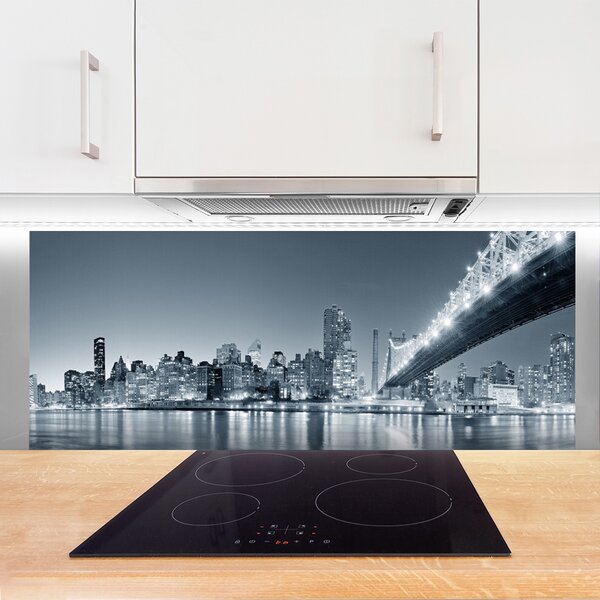 Nástenný panel  Mesto most architektúra 125x50 cm